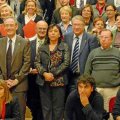 Imatge del lliurament dels Premis Caixa Sabadell 2009, reprodu�da al Diari de Balears el 6-11-2009, on figura Magda Gonz�lez, la primera per la dreta...